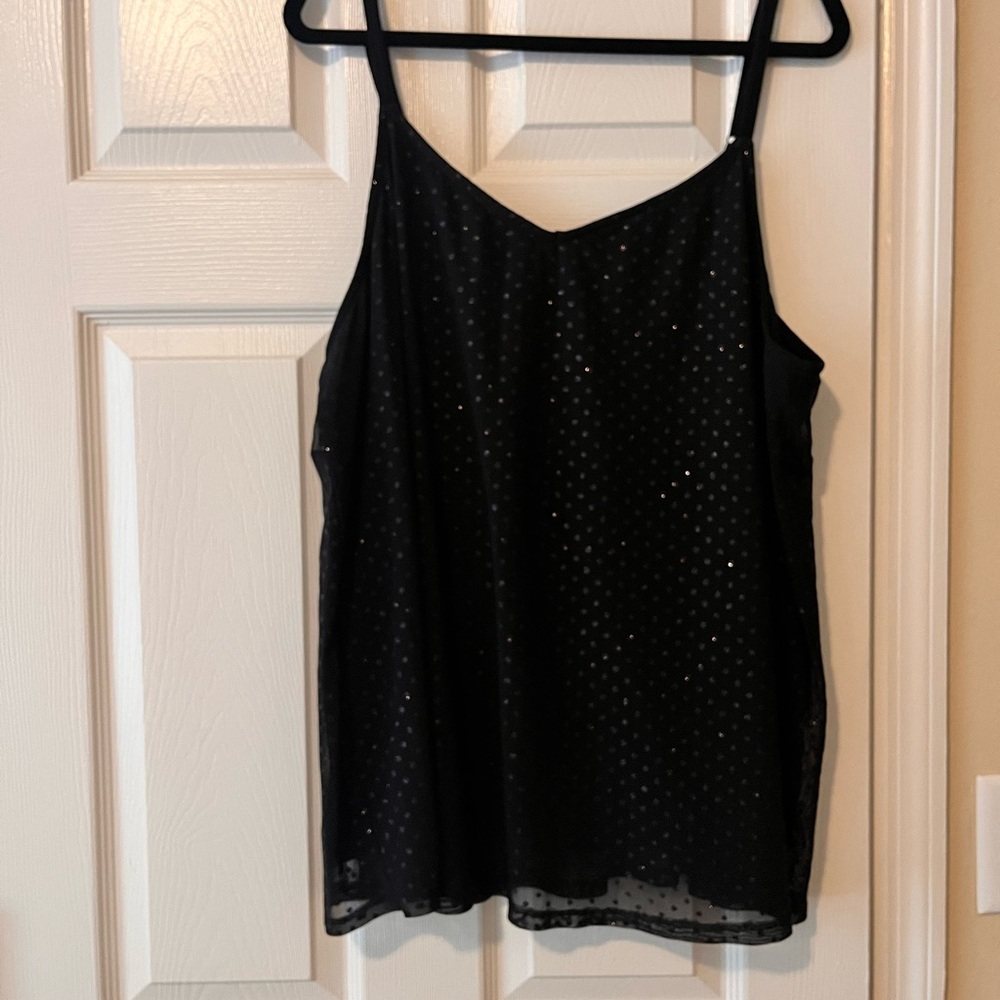 Black Sparkly Tank